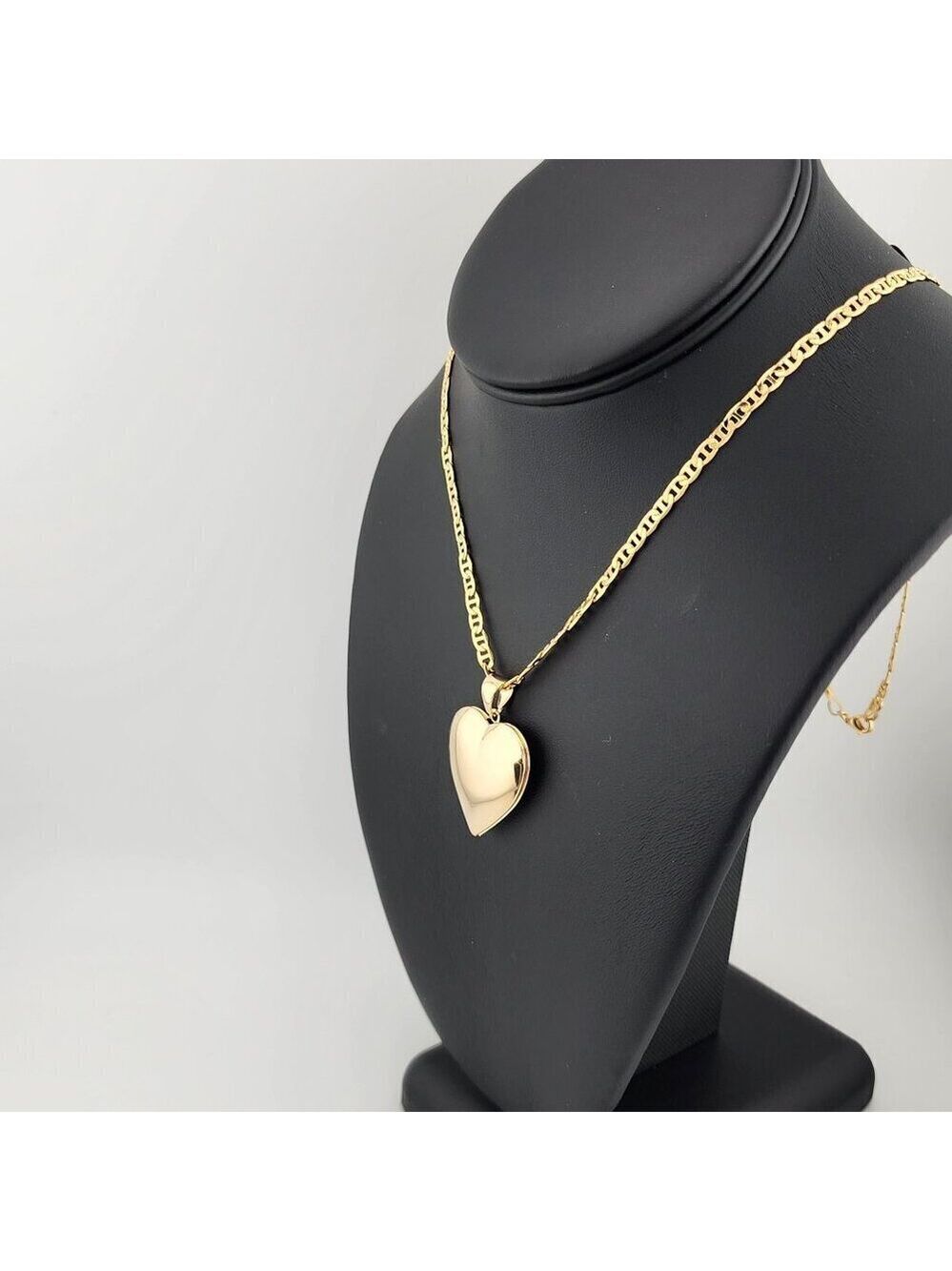 Brand New Bazilian 18k Gold Filled Heart Locket Necklace - Picture 6 of 11